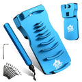 9-in-1 Inner & Outer PVC Pipe Deburring Tool Kit,Chamfers PVC Chamfer Tool - color: Blue Plus