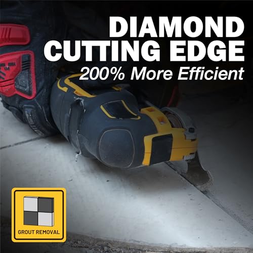 TOLESA Diamond Oscillating Saw Blades, Segment Swing for Grout, 3-Pack - size: 3 PCS Diamond