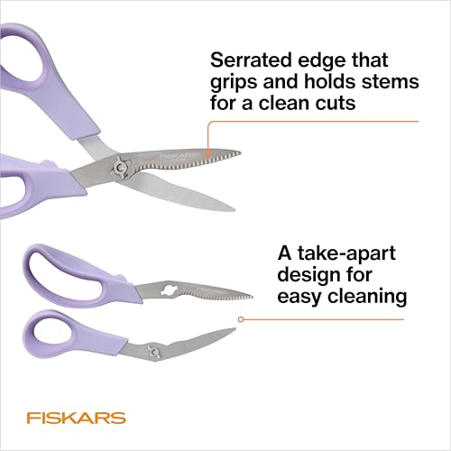 Fiskars 2-Piece Garden Tool Set, Pruning Shears & Vegetable Scissors - style: Pruner & Veggie Shears Set