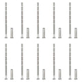 PATIKIL Cabinet Handle Screws M3 x 60mm, 10 Set Break Away Screws Drawer Pull Phillips Drive Flat Countersunk Head Bolts with Sleeve for Door Handle Lever - size: M3 x 60mm