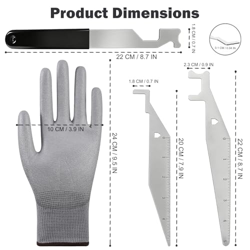 Firefighters' Door Opening Tool Multi-Purpose Kit,Spring Steel Pry Set