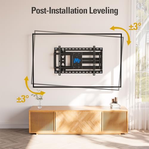 Mounting Dream Long Arm TV Wall Mount Full Motion TV Mount for 42-94" TVs - size: For 42" to 94" TVs, 24" Studs