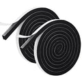 Weather Stripping Door Seal, 1/2 Inch Wide X 3/8 Inch High Density Foam Tape Weather Strip for Door and Window Insulation, Single Side Door Sealer Total 13FT - size: 1/2''W x 3/8''T x 13FT