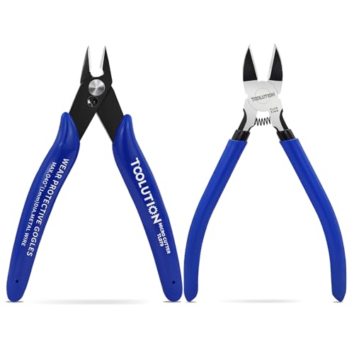 2-Piece Small 5 Inch Flush Cutters & Wire Cutters Set Pliers - size: Flush Cutters & Wire Cutters
