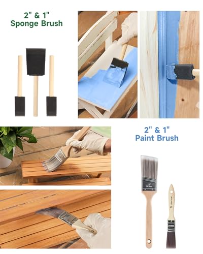 VOOMEY Paint Roller Kit 9 Inch, 20piece Painting Tool Kits - style: 20pcs paint roller kit