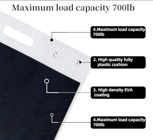 Heavy Duty Furniture Sliders, 4-Pack 30"x48" Long | Sliders for furniture on carpet. Great for heavy furniture moving and refrigerator movers. - size: 30IN*48IN