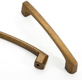 Asidrama 10 Pack 4 inch Antique Brass Kitchen Cabinet Handles - color: Antique Brass, size: 4" Hole Center(102mm)
