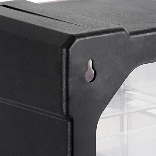INTERTOOL Small Parts Organizer for Hardware & Screws | 39 Removable Bins with Dividers | Wall Mount or Desktop Craft & Lego Storage Cabinet | 19” x 15” x 6” BX08-4013 - style: 39 Drawers
