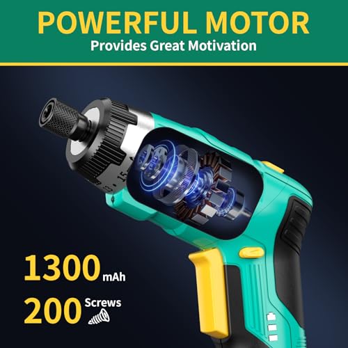 GRENPRO 3.6V Cordless Electric Screwdriver Set 44Pcs LED Light with Case