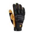 Carhartt mens High Dexterity Protective Knuckle Guard Glove - color: Black/Barley, size: XX-Large