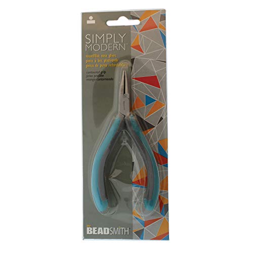 The Beadsmith Simply Modern Round & Flat Nose Pliers - size: Half Round/Half Flat Nose