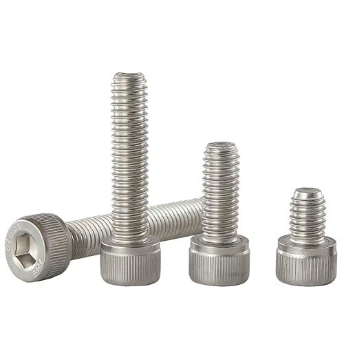 M5x0.8 x 30mm Socket Head Cap Screws Metric, 304 Stainless Steel (A2-70), Allen Socket Drive, Bright Finish, Full Thread, Rust & Corrosion Resistant, for Automotive, Machinery & DIY, 40 PCS - size: M5x30mm (40 PCS)