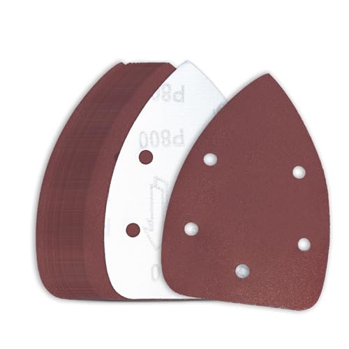 60 Pcs 800 Grit Mouse Sandpaper, Aluminum Oxide Mouse Sanding Pads - size: 800 Grit