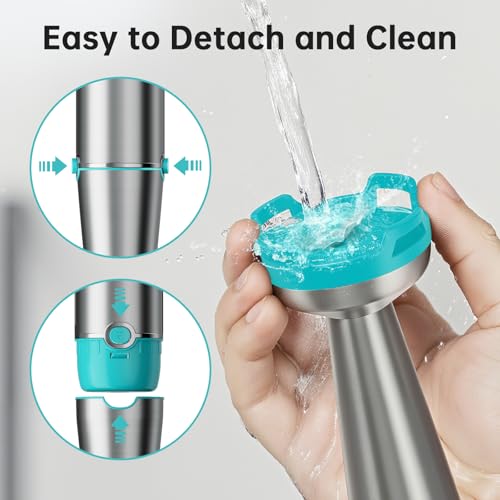 Turelar Immersion Blender Handheld 5 in 1 Hand Blender Set 1100W Heavy Duty - color: Cyan Blue, size: 5 in 1