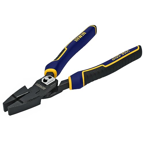 IRWIN VISE-GRIP Pliers, PowerSlot High Leverage Lineman's, 9.5 Inch (IWHT84000) - style: 9.5" Lineman's Pliers