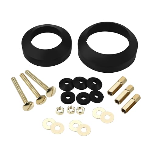 Universal Toilet Tank to Bowl Bolt & Gasket Replacement Repair Kit