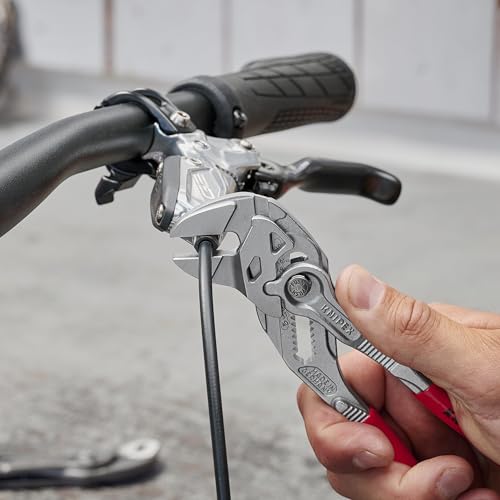 KNIPEX - Pliers Wrench, Chrome (86 03 180) - size: 7.25-Inch, style: Wrench, Chrome