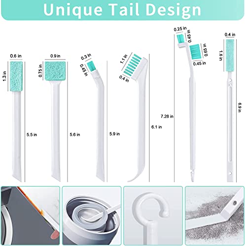 Lumkew Small Cleaning Brushes for Small Spaces, 16 Pcs - size: F-16pcs