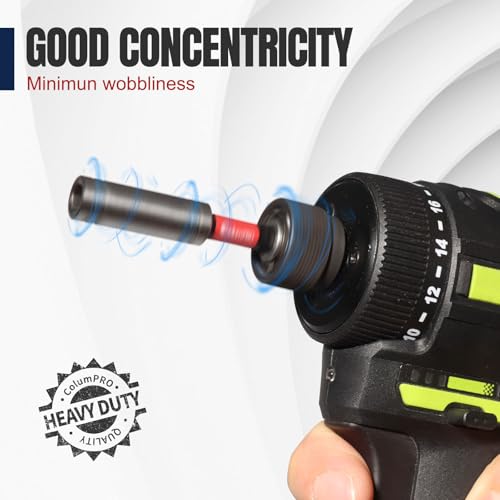 3PCS 1/4" Strong Magnetic Impact Bit Holder, Black Series, Upgraded Magnetic Drill Bit Extension for Impact Driver, Cordless Drill, 1/4" Hex Shank Premium S2 Steel - size: 3PCS