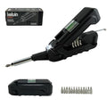 Kelvin Tools - Kelvin 17 Urban Screwdriver Set, All in One Everyday Multitool Screwdriver, Multi-Tip, Compact & Universal Precision, 13 Bit Set with Tape Measure, Liquid Level, Hammer and Flashlight - color: Black