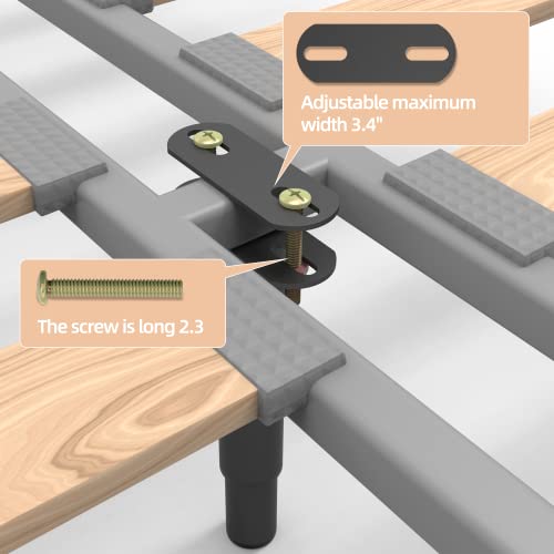 6PCS (7"-13.5") Adjustable Metal Bed Frame Support Legs - color: 6pack (7"-13.5") Metal