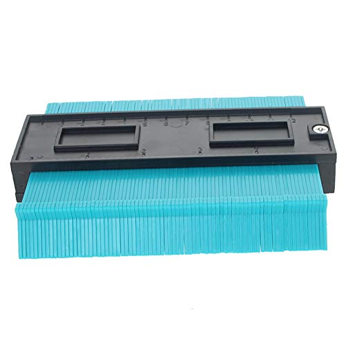 Utoolmart 4.7 Inch Profile Gauge Measure Ruler Contour Duplicator for Precise Measurement Tiling Laminate Wood Marking Tool Green 1pcs - size: 120mm Green
