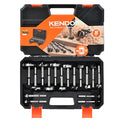 KENDO Forstner Bit Set, 16-Piece Alloy Steel for Woodworking | Round Shank Forstner Drill Bits for Hardwood, Softwood, Plastic, Plywood with Case, 1/4" to 2-1/8" - style: 16 Piece