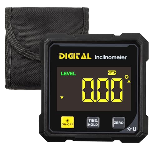 Digital Inclinometer Angle Finder 4-Side Magnetic Table Saw Gauge Tool Electronic Level Laser Degree Protractor Meter (Digital Angle Finder 1pcs)