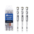 3 Pack 1/2"(12mm) Hex Shank Hammer Drill Masonry Drill Bits, 4.3" Length - size: 1/2" x 4.3" ( 12x110mm ), style: 3 Pieces