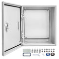 Electrical Junction Box 24x24x12, NEMA 4X IP66 Steel Enclosure Box - size: 24 x 24 x 12''