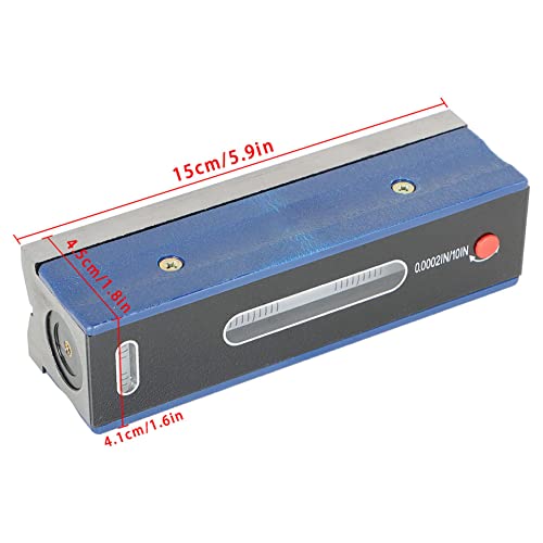6 Inch Level for Setting and Checking Mechanical Level and Other High Precision Level Applications with Wooden Case - size: 6 Inch
