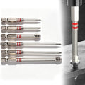 6PCS Magnetic Hex Shank Screwdriver Bits Set, Pagoda-Shaped Socket, Suitable for metal structures of various sizes for electric drill wrenches