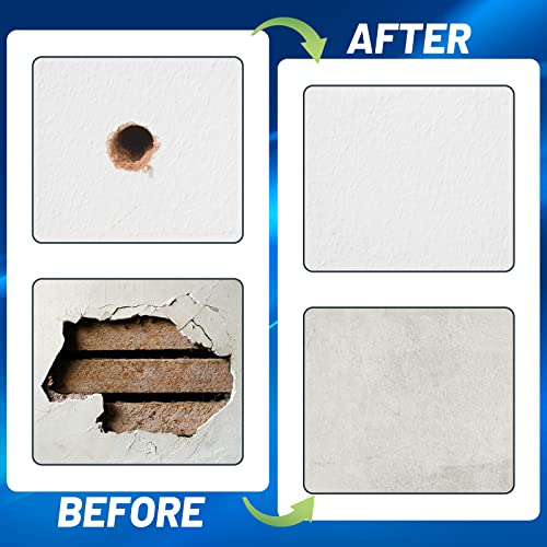 Mckanti 8 Pack 4 Inch Drywall Repair Kit, Aluminum Drywall Patch Wall Repair Patch Kit, Large Hole Patch Repair for Drywall,Heavy Duty Dry Wall Hole Repair Patch - color: 8 Pack 4 Inch Drywall Repair Kit