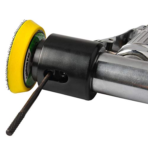 PROSHI 2" and 3" angle orbital sander, 3-inches random orbital air sander, pneumatic sander for auto sanding tools, dual-action polisher, angle head for tight work areas