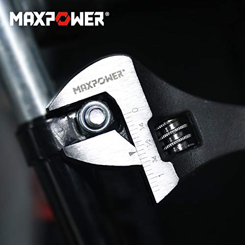 MAXPOWER 10" 12" 16" Spud Wrench Set, Tapered Handle for Hole Alignment - size: 10 in. + 12 in. + 16 in. / 3Pcs