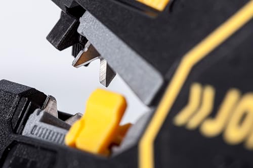 Jokari 20100 Ergonomic Secura Soft Grip Automatic Wire Stripper for Wires from 0.2mm-6mm, 20cm L x 16.5cm W x 2.8cm H