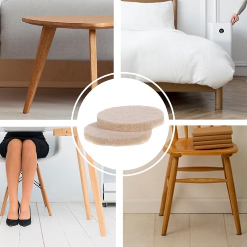 288 Pcs Self Adhesive Felt Furniture Pads 3/4", Felt Pads for Coasters Bottom Dots Felts Floor Protectors for Furniture Thick Cabinet Door Bumpers for Chair Legs Felts Pad Small for Hardwood Floors