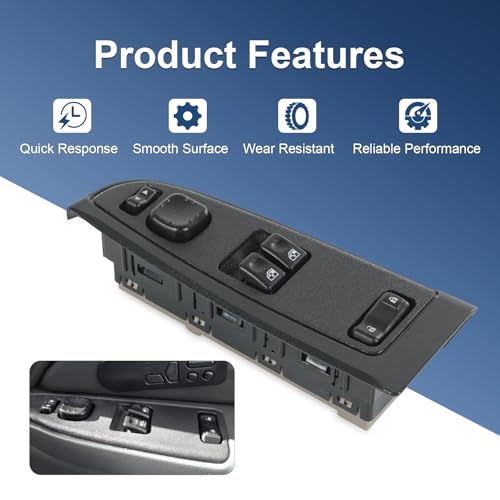 Master Power Window Switch Compatible with 2003-2007 Chevrolet GMC - size: 15883322
