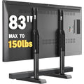 TAVR Universal Table Top TV Stand Base for 24-83 inch TVs Hold up to 150lbs - size: 24-83 inch Screens