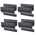 Ladder Hanger Set of 4 for Garage Wall - Black Heavy Duty Utility Hook - color: Black, size: Pack of 4 Hooks