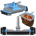 UIRWAY (No Pole) 3-in-1 Pool Cleaning Kit: Vacuum Head, Brush, Net - size: 13.5" Vacuum Head