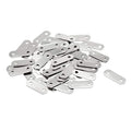 uxcell Repair Plate, 23mmx8mm, Flat Fixing Mending Corner Brace Bracket Connector, Pack of 50 - size: 23mm x 8mm