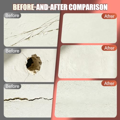 Drywall Repair Kit, 17.6oz Wall Patch Set for Fast Wall Hole Repair - size: 17.6oz