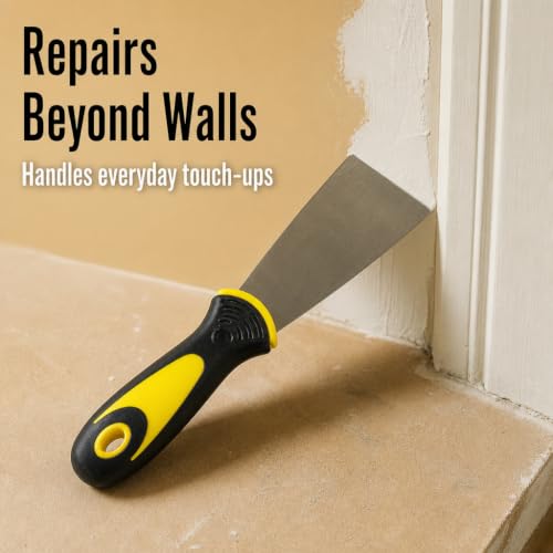 Harrier Hardware 4-Pack Soft Grip Putty Scraper 1.5" Flexible Blade
