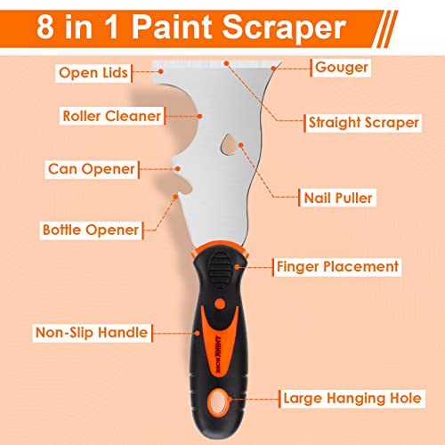THINKWORK Putty Knife Set, 14Pcs Drywall Knife Set