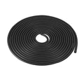 uxcell Foam Rubber Seal Weather Strip 5mm Diameter 5 Meters Long Black - size: 5mm x5m