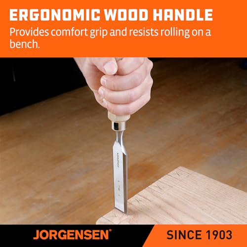 Jorgensen 4-Piece Expansion Wood Chisel Set, 3/8", 5/8", 1-1/4", 1-1/2" - size: 3/8", 5/8", 1-1/4", 1-1/2"