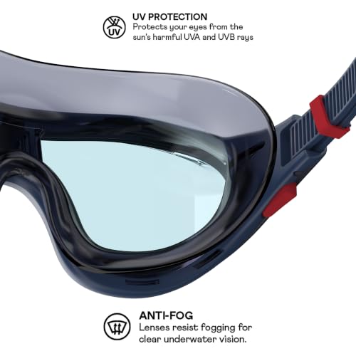 Speedo Unisex-Adult Swim Goggle Biofuse 2.0 - color: Mask Peacoat/Cobalt