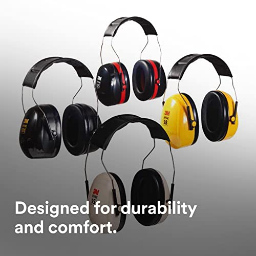 3M Peltor Optime 98 Over-The-Head Earmuffs, Hearing Conservation H9A (Pack of 1)