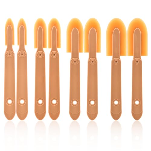 8 PCS Rubber Caulking Spatulas Tool, Reusable Sealant Spatula Spreader 4 Sizes, Finishing & Smoothing Caulk Tool Set, Caulking Remover for Bathroom, Kitchen, Tile & Window